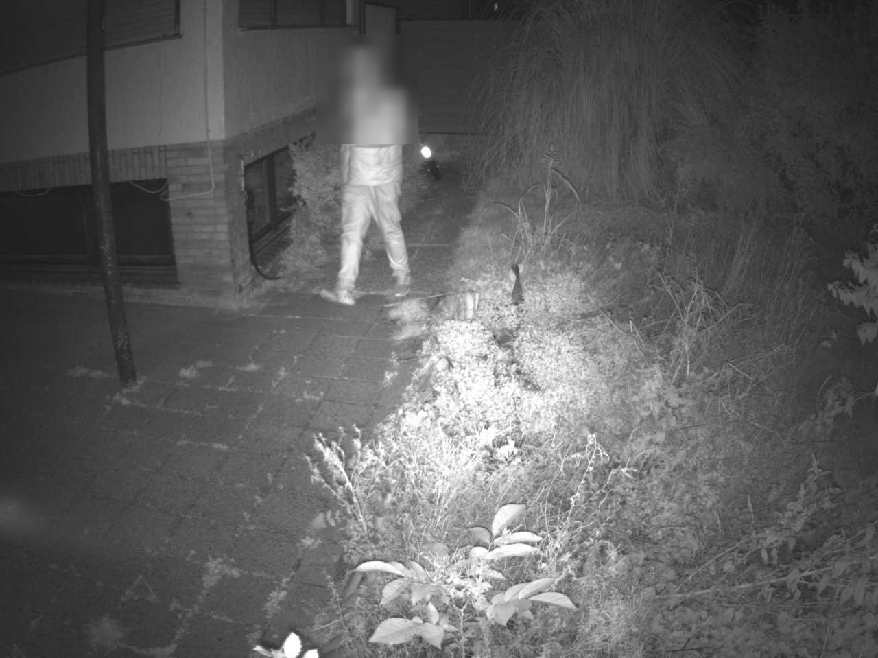 Nächtliche Detektion: Eindringling direkt beim Betreten erfasst
